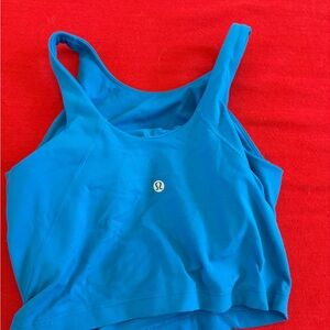 lululemon athletica Blue Crop Top